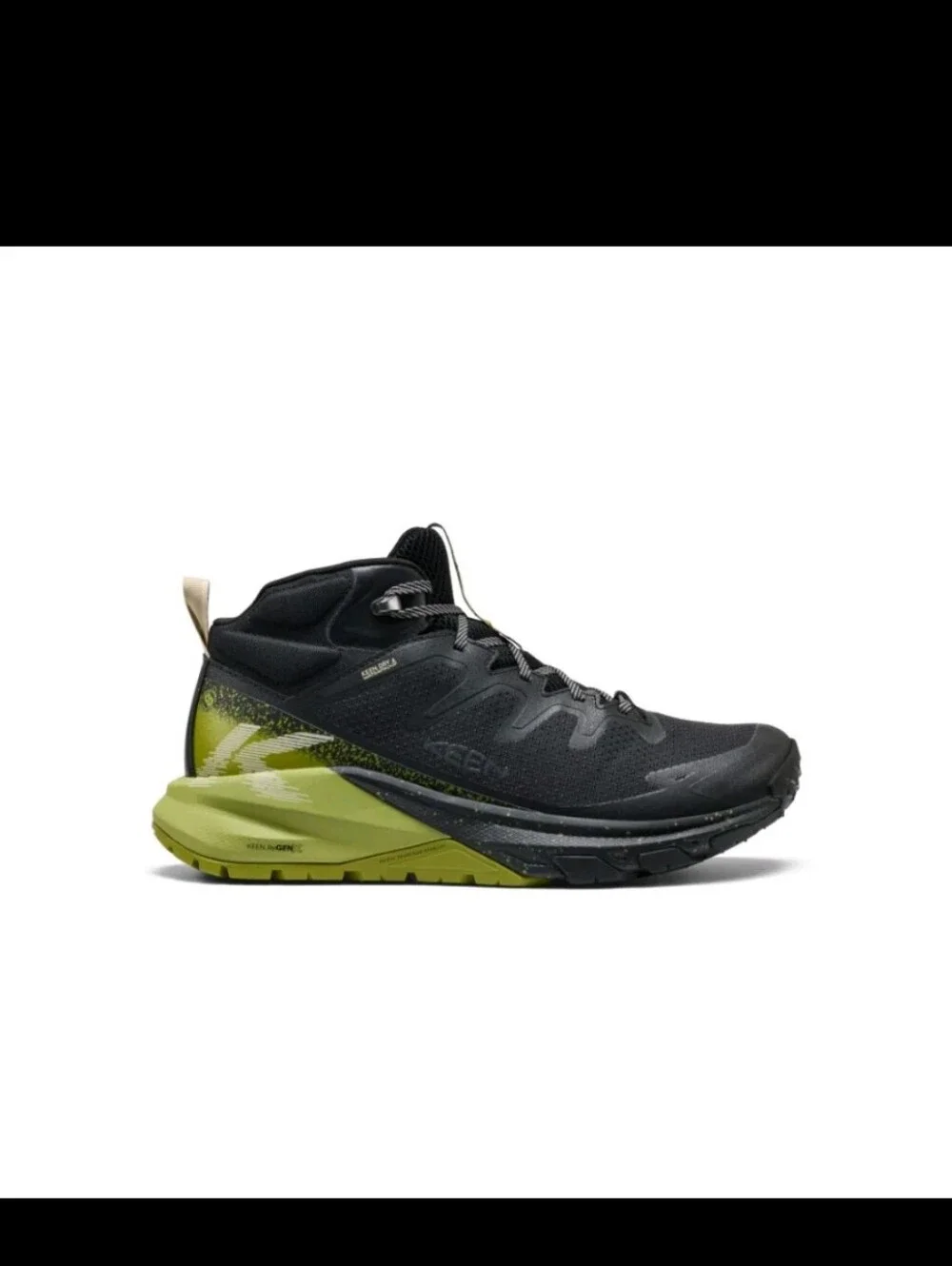 Keen Men's Targhee Apex Waterproof Hiking Boot - Black/Golden Cypress